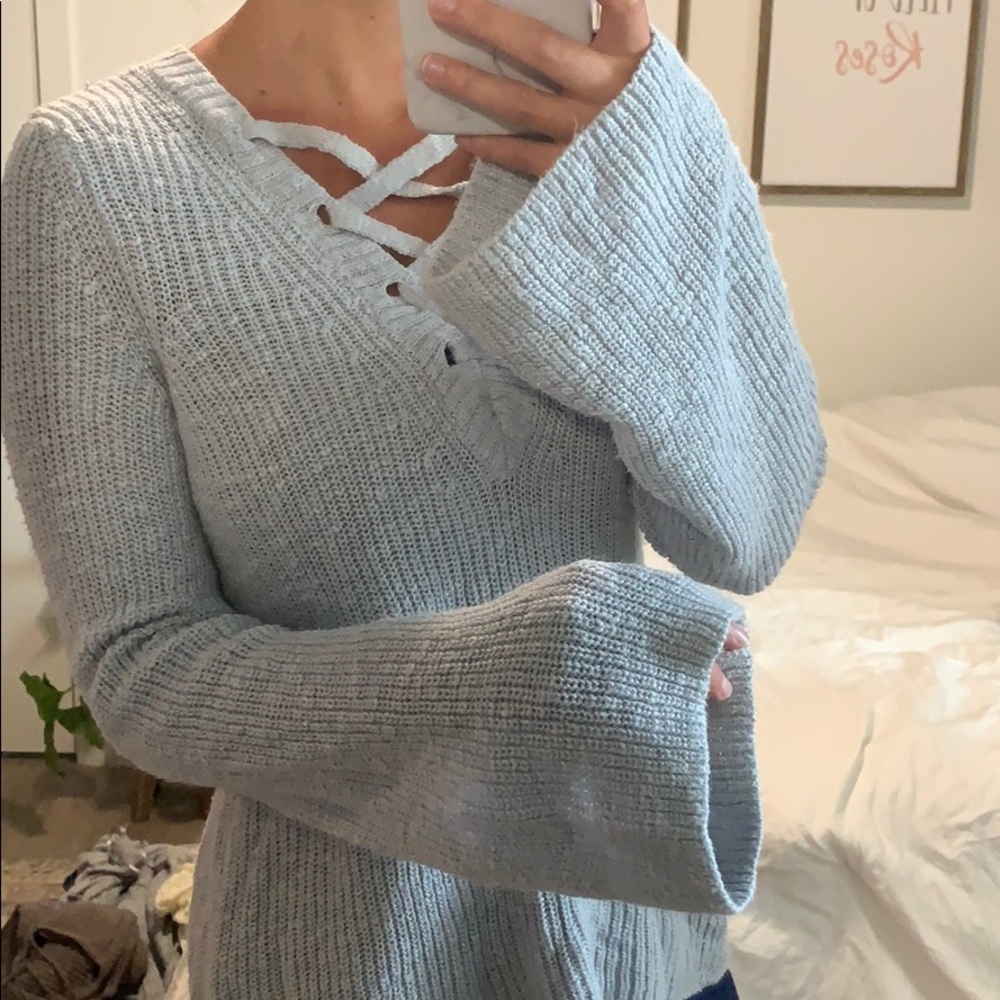 Blue American Eagle Sweater